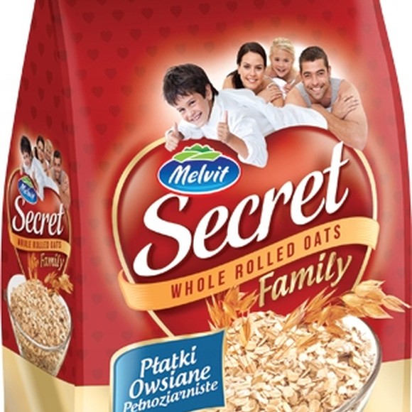 Melvit Secret Family PŁATKI OWSIANE PEŁNOZIARNISTE 500g