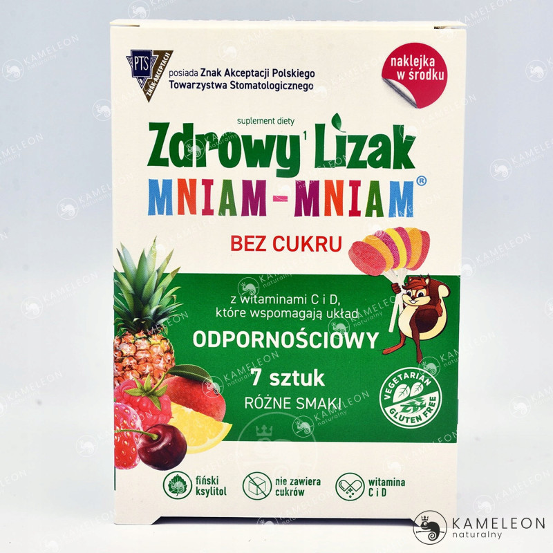 ZDROWY LIZAK WITAMINY MIX SMAKÓW odporność 7 szt.