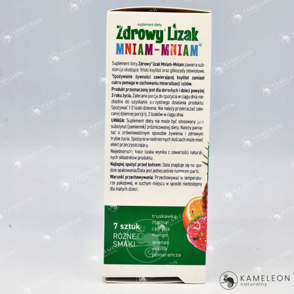 ZDROWY LIZAK WITAMINY MIX SMAKÓW odporność 7 szt.