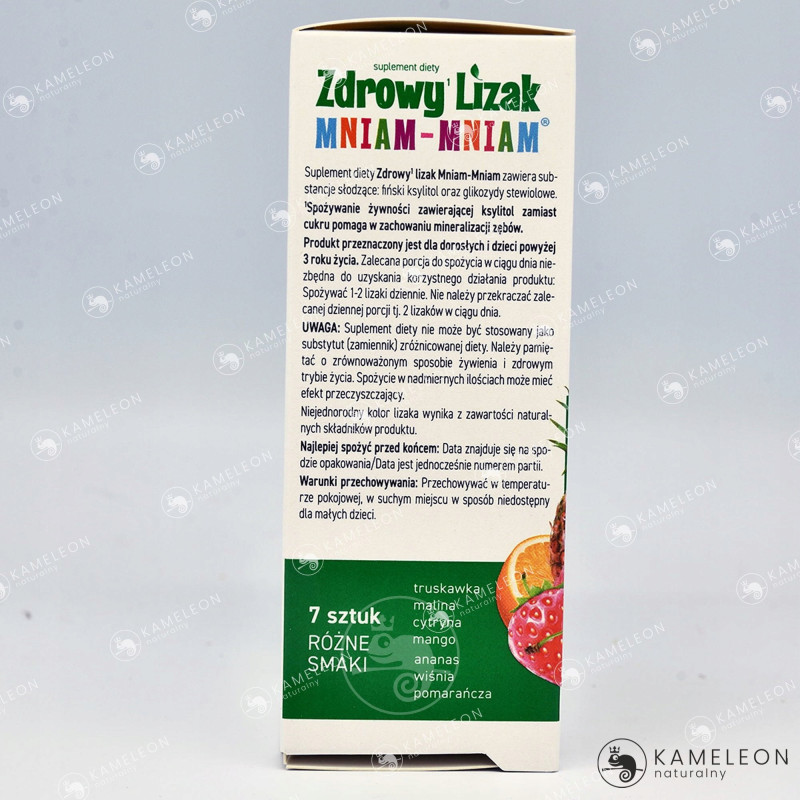 ZDROWY LIZAK WITAMINY MIX SMAKÓW odporność 7 szt.