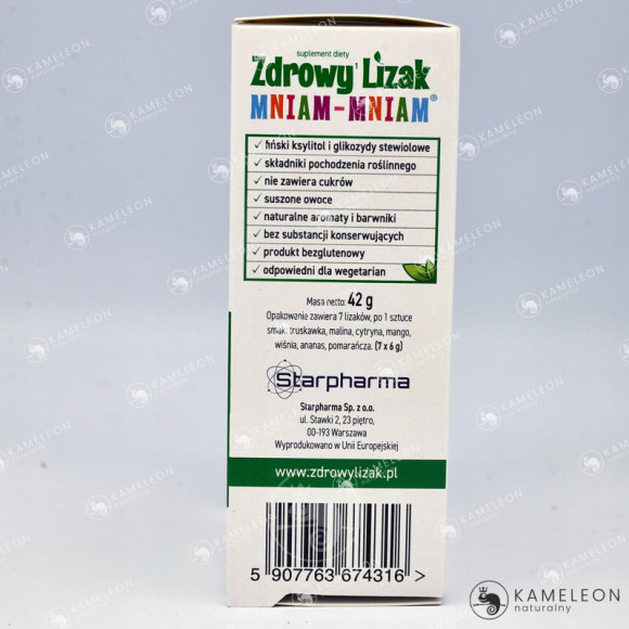 ZDROWY LIZAK WITAMINY MIX SMAKÓW odporność 7 szt.