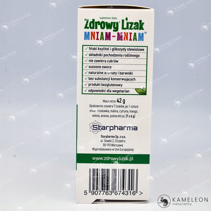 ZDROWY LIZAK WITAMINY MIX SMAKÓW odporność 7 szt.