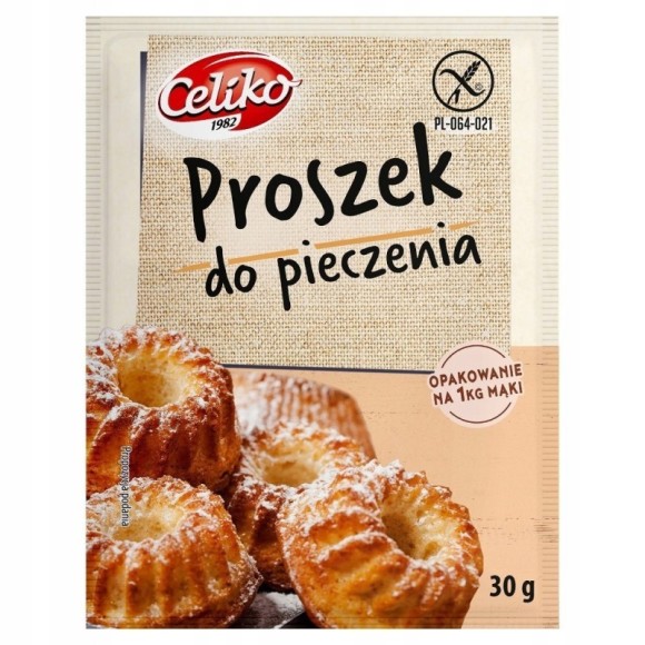 Celiko PROSZEK DO PIECZENIA BEZGLUTENOWY bez glutenu 30g na