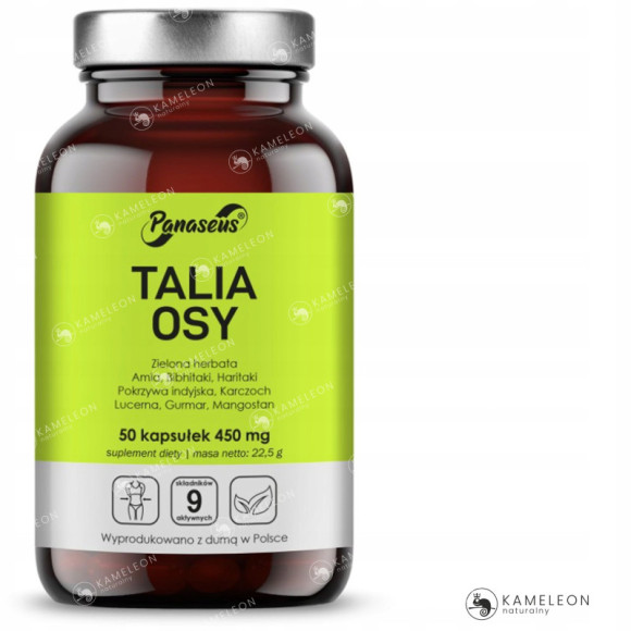 Yango PANASEUS TALIA OSY 450mg wsparcie: KONTROLA WAGI ODCHUDZANIE 50kaps