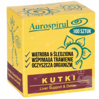 Aurospirul KUTKI - wsparcie na: TRAWIENIE OCZYSZCZANIE WĄTROBA 100 kapsułek