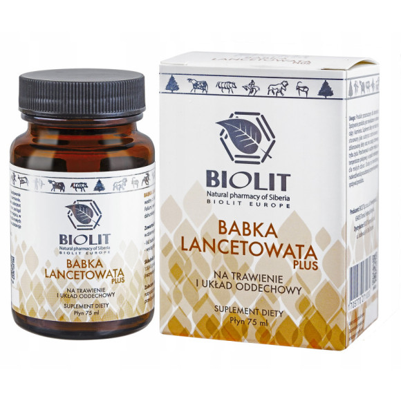 BABKA LANCETOWATA PLUS na GÓRNE DROGI ODDECHOWE BIOLIT BABKA LANCETOWATA PLUS na GÓRNE DROGI ODDECHOWE BIOLIT