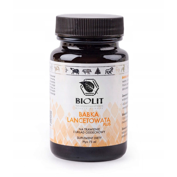 BABKA LANCETOWATA PLUS na GÓRNE DROGI ODDECHOWE BIOLIT BABKA LANCETOWATA PLUS na GÓRNE DROGI ODDECHOWE BIOLIT