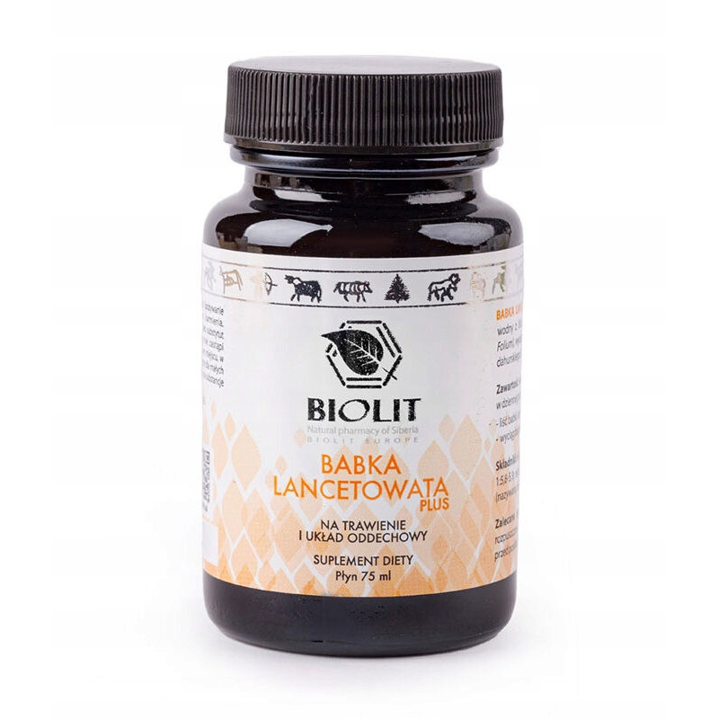 BABKA LANCETOWATA PLUS na GÓRNE DROGI ODDECHOWE BIOLIT