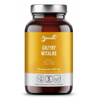 GRZYBY WITALNE 50 kapsułek PANASEUS Yango ODPORNOŚĆ CHAGA REISHI HERICIUM