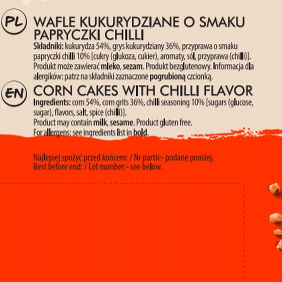 Kupiec FITOS WAFLE smakowe KUKURYDZIANE CHOCO Z KAKAO