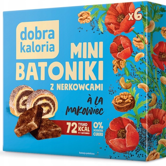 Dobra kaloria MINI BATONIKI z nerkowców TARTA MALINOWA bez