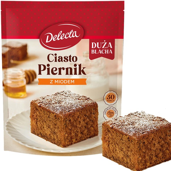 Delecta CIASTO JOGURTOWE DUŻA BLACHA mieszanka do wypieku