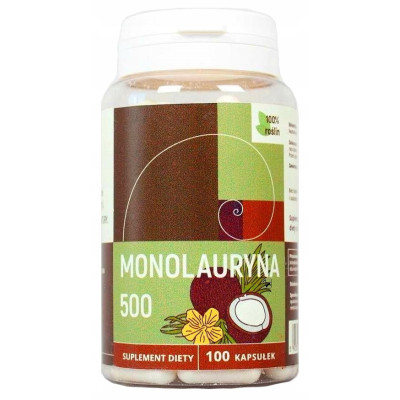 MONOLAURYNA 500mg 100kaps NANGA wsparcie: WIRUSY BAKTERIE GRZYBY ODPORNOŚĆ