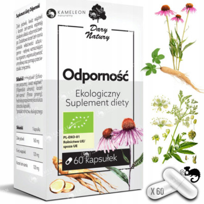ODPORNOŚĆ EKO suplement diety 60kaps. DARY NATURY