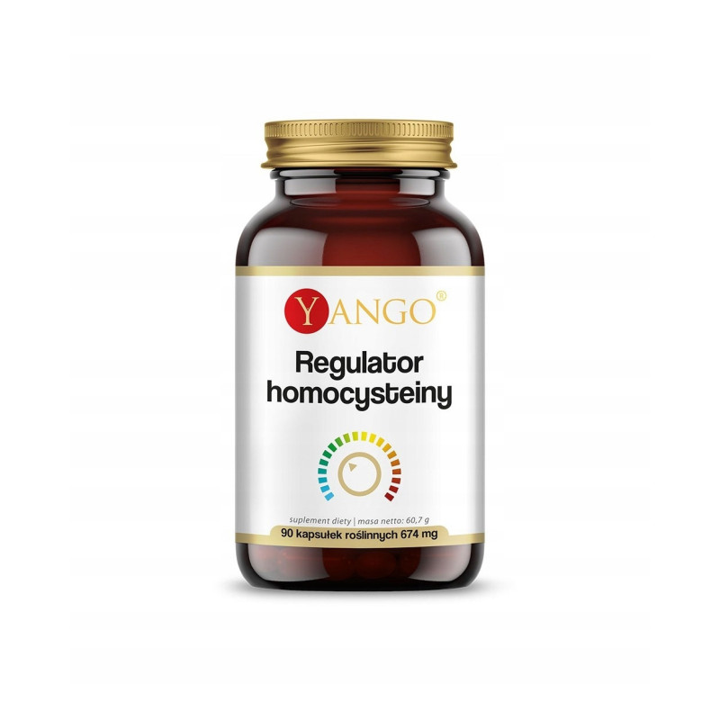 REGULATOR HOMOCYSTEINY 90kaps Betaina Dwuwinian choliny Wit B6 B9 B12 YANGO