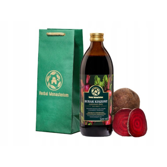 SOK Z KISZONEGO BURAKA Kiszony Burak 500ml 0,5L HERBAL wsparcie: ODPORNOŚĆ