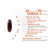 WITAMINA K2+D3 K2 + D3 MK7 + E + OMEGA 3 - 90kaps WISH wsparcie ODPORNOŚĆ