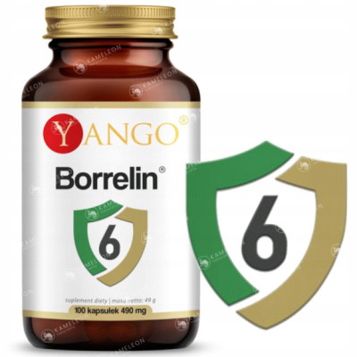 Yango BORRELIN 6 protokół BUHNERA NA BORELIOZĘ BORELIOZA 490mg 100kps