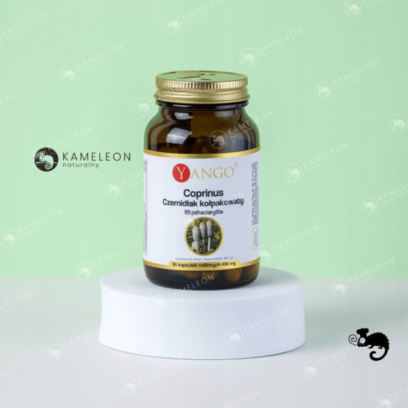 Yango COPRINUS czernidłak kołpakowaty 490mg 90kaps wsparcie: ODPORNOŚĆ Yango COPRINUS czernidłak kołpakowaty 490mg 90kaps wsparcie: ODPORNOŚĆ