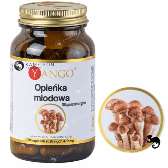 Yango OPIEŃKA MIODOWA 470mg ekstrakt 90kaps wsparcie: ODPORNOŚĆ MIKROFLORA Yango OPIEŃKA MIODOWA 470mg ekstrakt 90kaps wsparcie: ODPORNOŚĆ MIKROFLORA