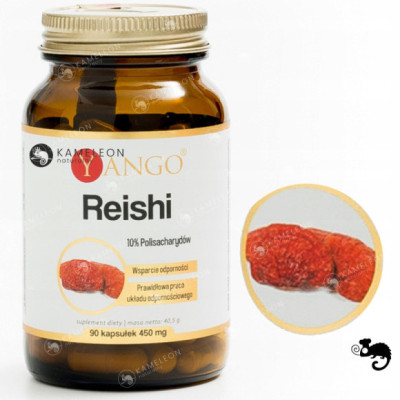Yango REISHI 450mg 90kaps wsparcie: ODPORNOŚĆ UKŁ. KRĄŻENIA CHOLESTEROL