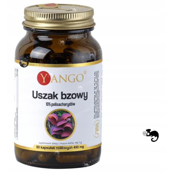 Yango USZAK BZOWY 490mg 10% polisacharydów 90 kapsułek WSPARCIE ODPORNOŚCI