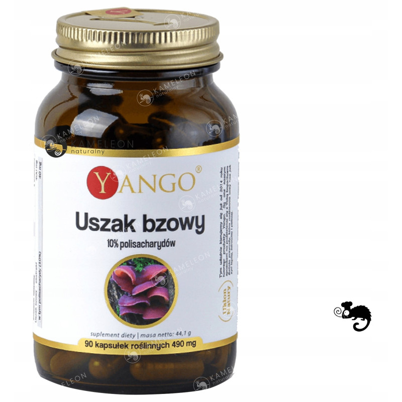 Yango USZAK BZOWY 490mg 10% polisacharydów 90 kapsułek WSPARCIE ODPORNOŚCI