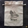 WOREK TEKSTYLNY TKANINOWY bawełna A LA LNIANY DUŻY 30x40