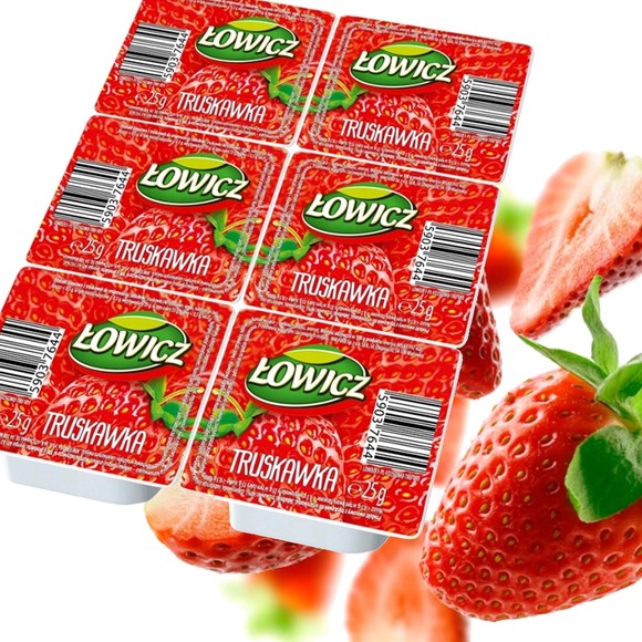 Łowicz PRZYSMAK OWOCOWY Z TRUSKAWEK dżem konfitura