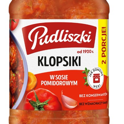 Pudliszki Klopsiki w sosie pomidorowym 590 g