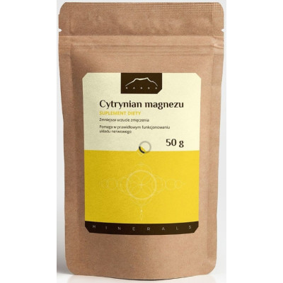 CYTRYNIAN MAGNEZU w proszku proszek MAGNEZ 50g NANGA