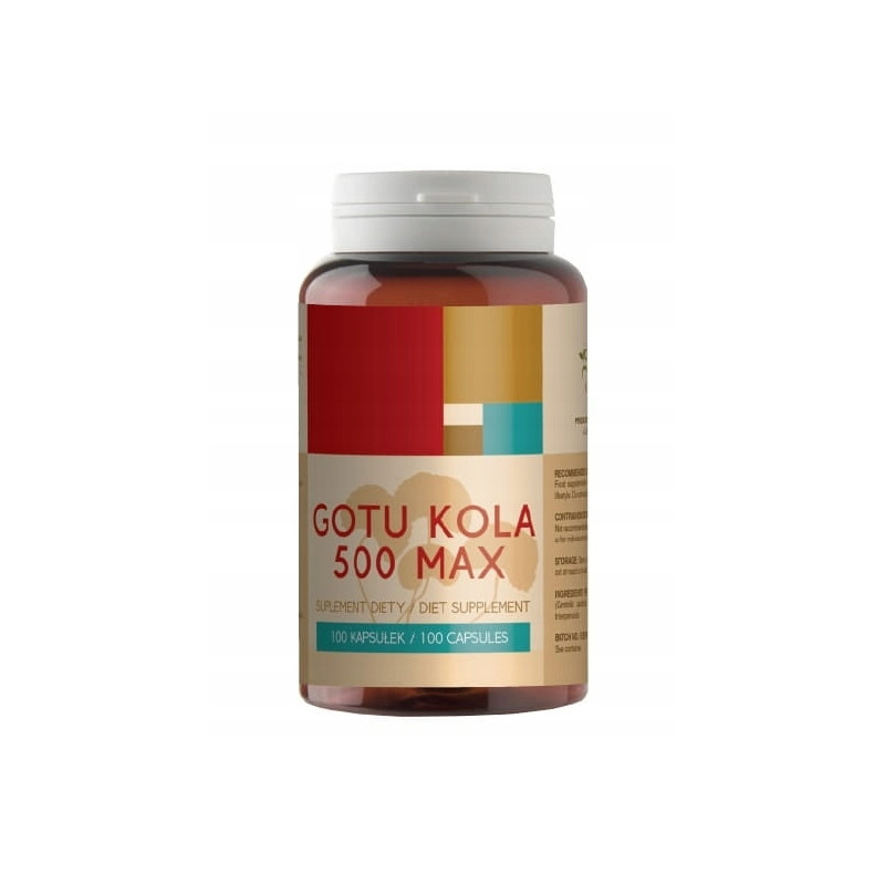 GOTU KOLA MAX 100k Wąkrotka Azjatycka NANGA wsparcie SEN STRES KONCENTRACJA