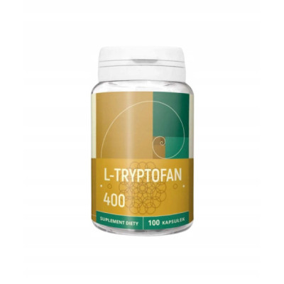 L-TRYPTOFAN KAPSUŁKI 400mg 100k NANGA ułatwi ZASYPIANIE poprawia JAKOŚĆ SNU