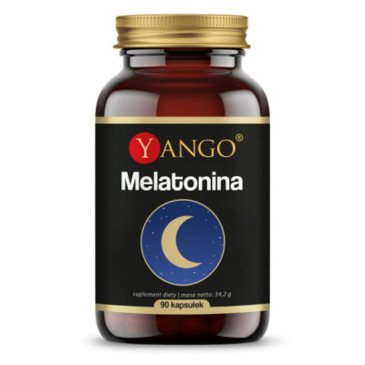 MELATONINA na ZDROWY DOBRY SEN 1mg 90 kapsułek na 3 m-ce Yango