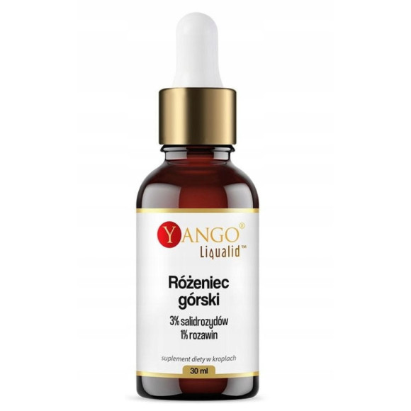 RÓŻENIEC GÓRSKI 30ml krople Yango ADAPTOGEN wsparcie: STRES SMĘCZENIE RÓŻENIEC GÓRSKI 30ml krople Yango ADAPTOGEN wsparcie: STRES SMĘCZENIE