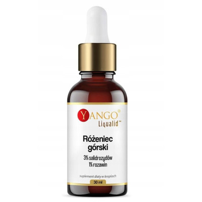 RÓŻENIEC GÓRSKI 30ml krople Yango ADAPTOGEN wsparcie: STRES SMĘCZENIE