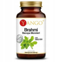 Yango BRAHMI Bacopa Monnieri 100kaps. PAMIĘĆ KONCENTRACJA AJURWEDA