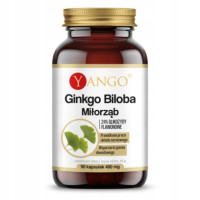 Yango GINKGO BILOBA 90kaps. MIŁORZĄB sprawność umysłowa PAMIĘĆ