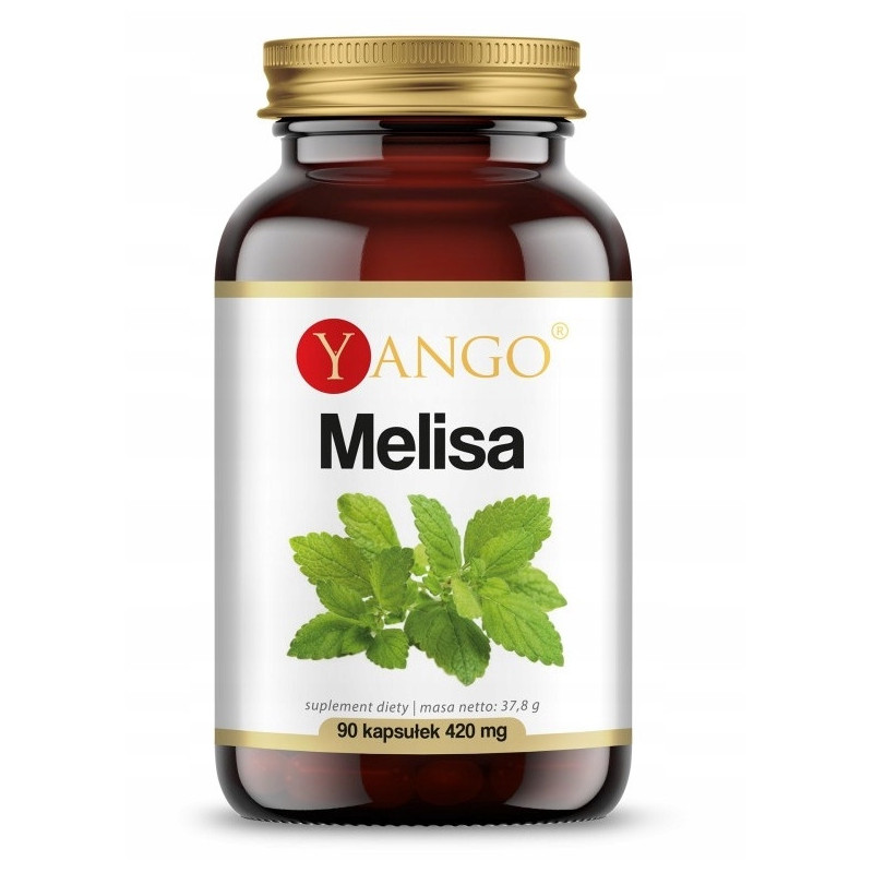Yango MELISA 90kaps. REDUKCJA STRESU ZDROWY SEN POPRAWA NASTROJU