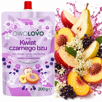 OWOLOVO mus KWIAT BZU CZARNEGO
