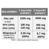 Omega-3 1000 mg 60 kapsułek Yango KWASY TŁUSZCZOWE wsparcie SERCE MÓZG
