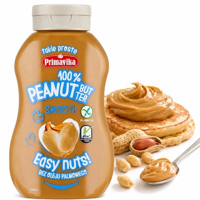 Primavika EASY NUTS PEANUT BUTTER 100% EXTRA SMOOTH W TUBCE 270 G