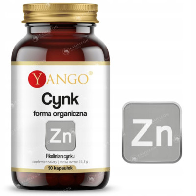 CYNK FORMA ORGANICZNA 90kaps YANGO wsparcie: ODPORNOŚĆ PŁODNOŚĆ SKÓRA WŁOSY