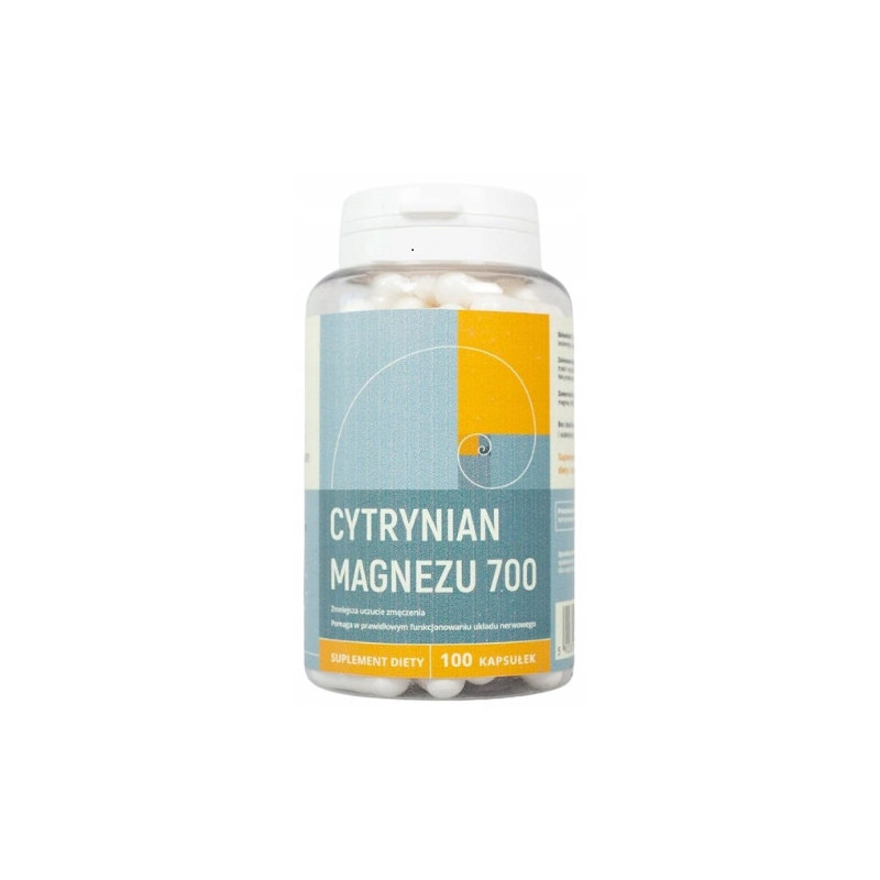 CYTRYNIAN MAGNEZU MAGNEZ 700mg 100kaps NANGA