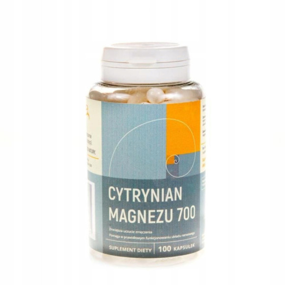 CYTRYNIAN MAGNEZU MAGNEZ 700mg 100kaps NANGA CYTRYNIAN MAGNEZU MAGNEZ 700mg 100kaps NANGA