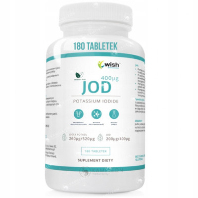JOD 400mikrogram + JODEK POTASU  180tabl