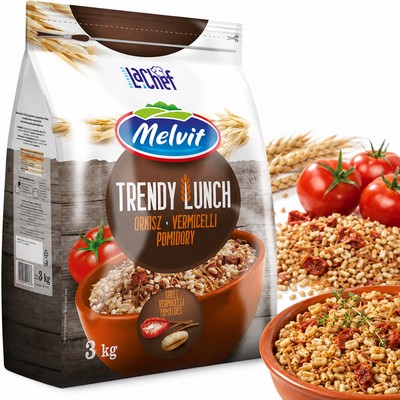 Melvit LA CHEF TRENDY LUNCH ORKISZ VERMICELLI POMIDORY 3kg