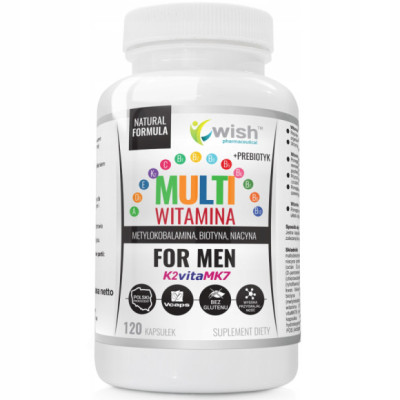 MULTIWITAMINA COMPLEX WITAMIN dla MĘŻCZYZN 120szt