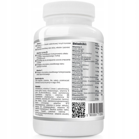 MULTIWITAMINA COMPLEX WITAMIN dla MĘŻCZYZN 120szt MULTIWITAMINA COMPLEX WITAMIN dla MĘŻCZYZN 120szt