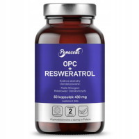 OPC + RESWERATROL pestki winogron + rdestowiec PANASEUS 50 kapsułek 430mg